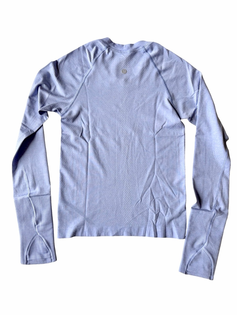 Lululemon Swiftly Tech Long Sleeve Shirt 2.0 Waist Length, Blue Willow color - Picture 4 of 10